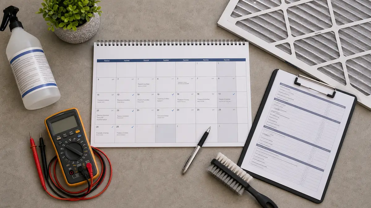 Seasonal Carrier maintenance checklist for a Pasadena home